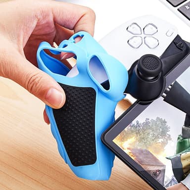 Playstation 5 / PS5 Silikone Skin Cover Case Anti-Slip Protection + Joystick Caps - Hvid
