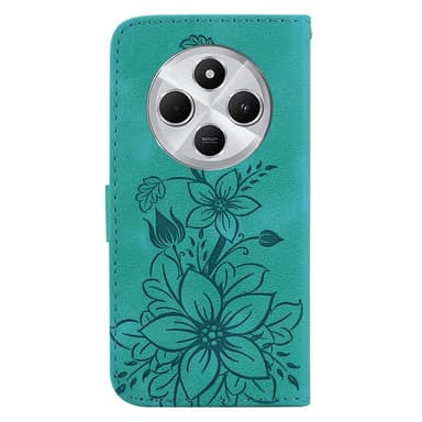 Til Xiaomi Redmi 14C 4G Cover Lily Flower Imprint Telefoncover med Støtte