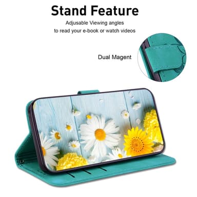 Til Xiaomi Redmi 14C 4G Cover Lily Flower Imprint Telefoncover med Støtte