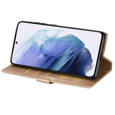 Til Samsung Galaxy S25 Ultra Stående Glittercover med Lynlåslomme