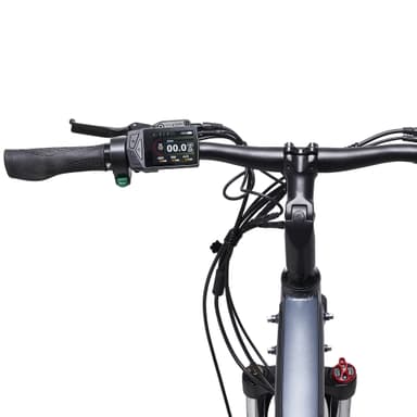 Aarhus  - Urban El-Cykel med 48V 14Ah Batteri - Grafit Grå