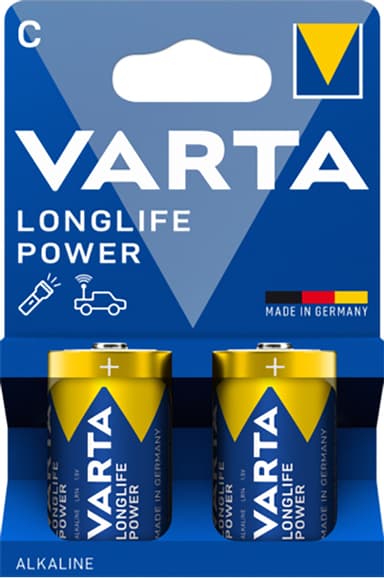 Varta Longlife Power C batterier (2-pakke)