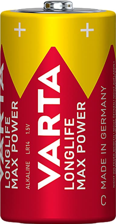 Varta Longlife Max Power C batterier (2-pakke)