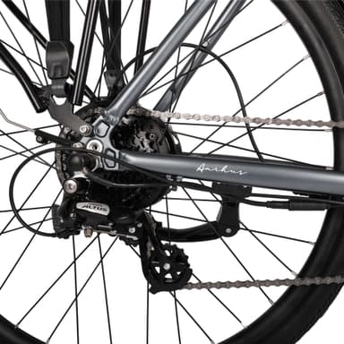 Aarhus  - Urban El-Cykel med 48V 14Ah Batteri - Grafit Grå