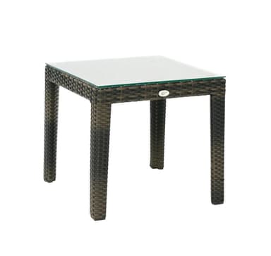 Sidebord FLET 50x50xH45cm, mørkebrun