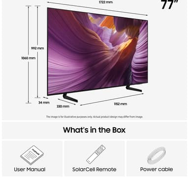 Samsung 77" S85F 4K OLED Smart TV (2025)