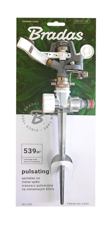 Sæt med 3 produkter. WHITE LINE Pulserende sprinkler på metalspyd