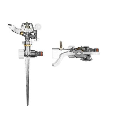 Sæt med 3 produkter. WHITE LINE Pulserende sprinkler på metalspyd