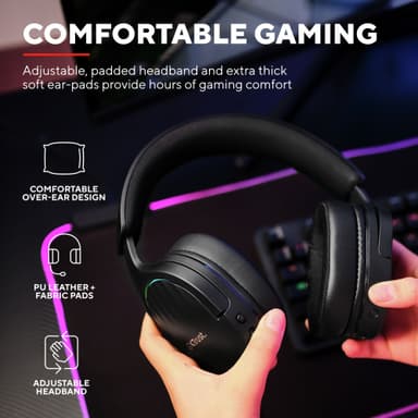 Trust GXT491 Fayzo trådløst gaming headset