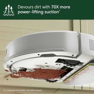 iRobot Roomba Combo 105+ rengøringsrobot Y351240 (hvid)