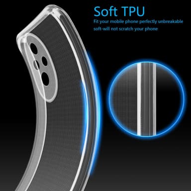 Honor 200 Cover Case Etui (Gennemsigtig)