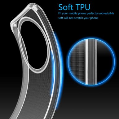 ZTE Blade A75 5G Cover Case Etui (Gennemsigtig)
