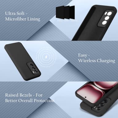 Oppo Reno 12 Pro Cover Etui Case (sort)