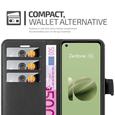 Asus Zenfone 10 Pungetui Cover Case (Sort)
