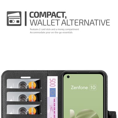 Asus Zenfone 10 Pungetui Cover Case (Sort)