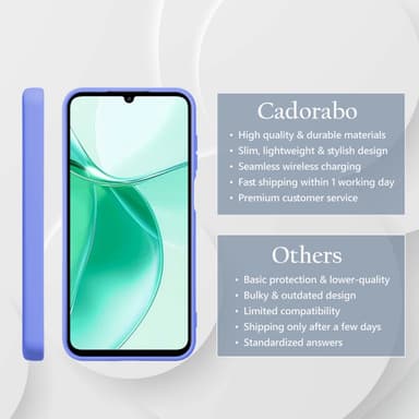 ZTE Blade A35 / A55 Cover Etui Case (lilla)