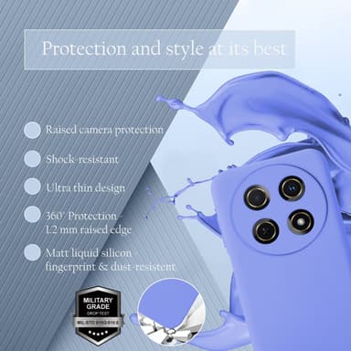 Huawei NOVA 13i Cover Etui Case (lilla)
