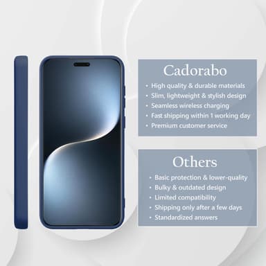 Honor Magic 7 Pro Cover Etui Case (blå)