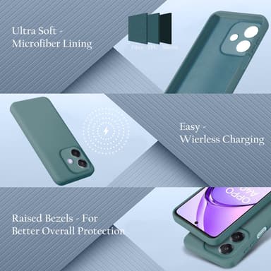 Oppo A40 Cover Etui Case (grøn)