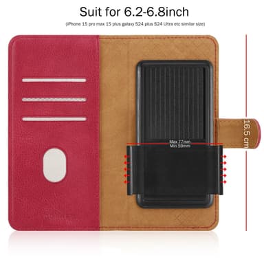 OPPO Reno 12 F 5G Cover Etui Case (Rød)