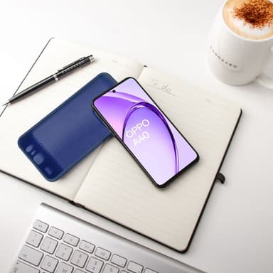 Oppo A40 Cover Etui Case (blå)