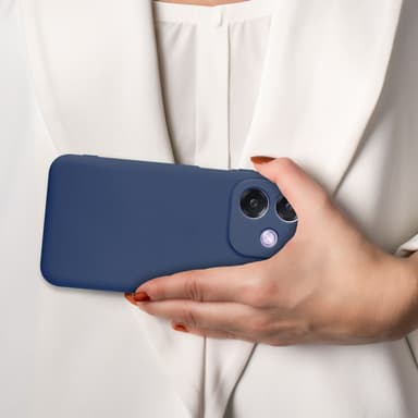 Oppo A40 Cover Etui Case (blå)