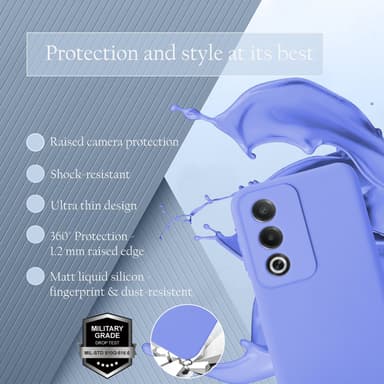 Oppo A80 Cover Etui Case (lilla)