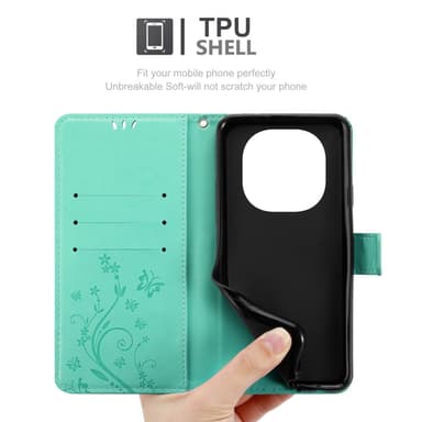 Xiaomi RedMi Note 14 Pro 4G Pungetui Cover Blomster