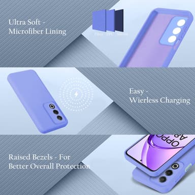 Oppo A80 Cover Etui Case (lilla)