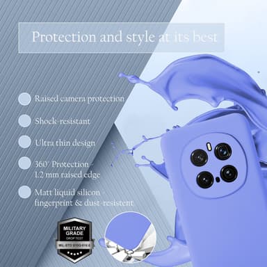 Honor Magic 7 Pro Cover Etui Case (lilla)