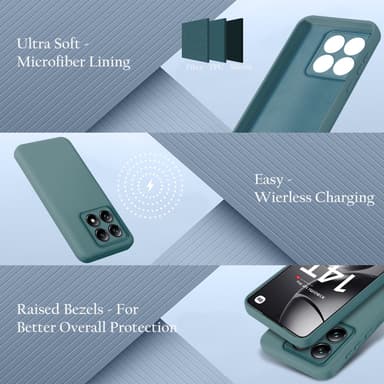 Xiaomi 14T Pro Cover Etui Case (grøn)
