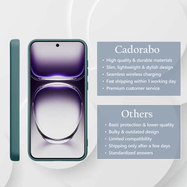Oppo Reno 12 Cover Etui Case (grøn)