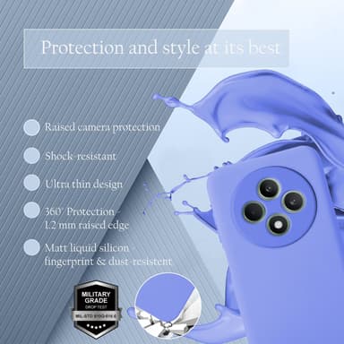 Oppo Reno 12 FS Cover Etui Case (lilla)