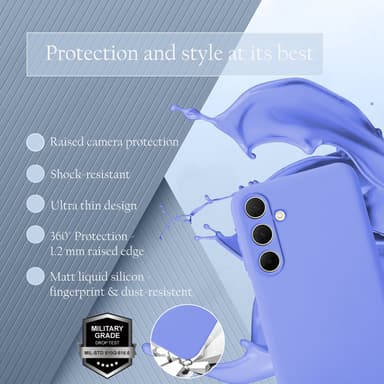 Samsung Galaxy M35 Cover Etui Case (lilla)