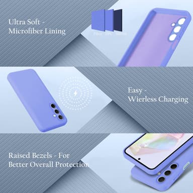 Samsung Galaxy M35 Cover Etui Case (lilla)