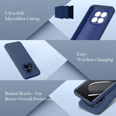 Xiaomi Redmi Note 14 Pro 5G Cover Etui Case (blå)