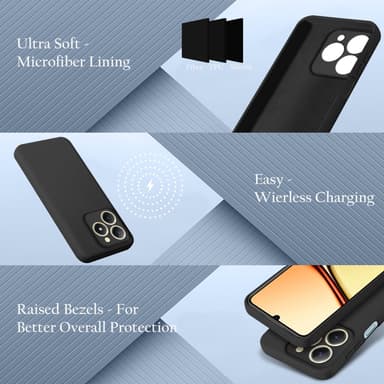 Realme C61 / C63 Cover Etui Case (sort)