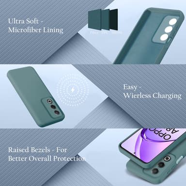 Oppo A80 Cover Etui Case (grøn)
