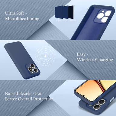 Realme C61 / C63 Cover Etui Case (blå)