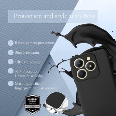 Realme C61 / C63 Cover Etui Case (sort)