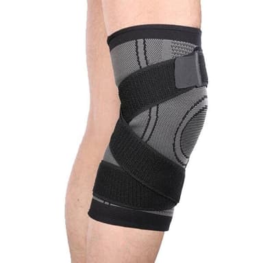 Knæbeskyttere med X-stropper XL