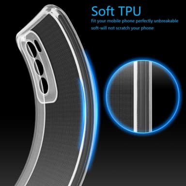OPPO Reno 12 Cover Case Etui (Gennemsigtig)