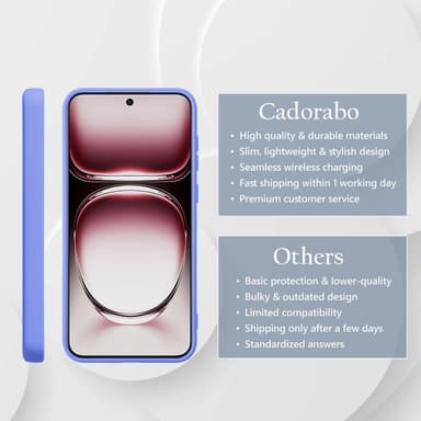 Oppo Reno 12 Pro Cover Etui Case (lilla)