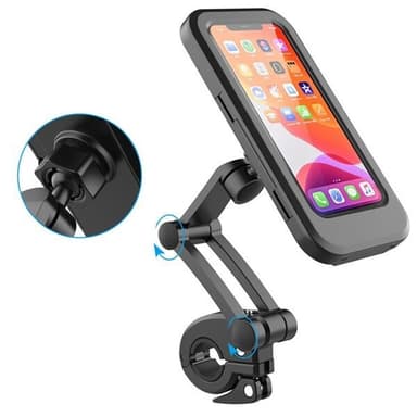 Vandtæt mobiltelefonholder til cykel