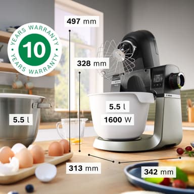 Bosch Series 6 køkkenmaskine MUMS6ZS18 (sort)