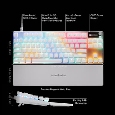SteelSeries Apex Pro Gen 3 gaming tastatur