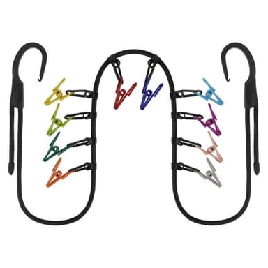 Punch-fri tørresnor Camping Tørrende elastisk tørresnor