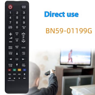 Udskiftning af fjernbetjening til BN59-01199G til Samsung TV