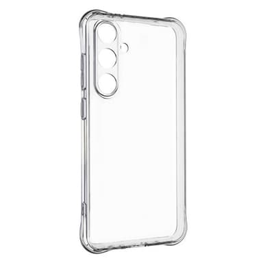 Til Samsung Galaxy A56 5G Cover 2.0mm TPU Gennemsigtigt Beskyttelsescover med Hærdet Glas Skærmbeskytter