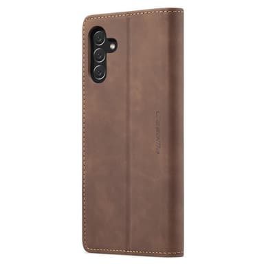 CASEME Retro tegnebog taske til Samsung Galaxy A34 - Kaffe